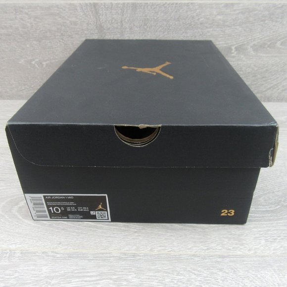 Air Jordan 1 Mid Shadow Red Black Shoes Men's Size 10.5 NEW - Picture 13 of 14